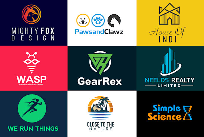 do creative wordmark, font, text based logo design
