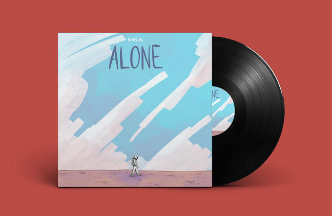 draw album or single cover in my drawing style
