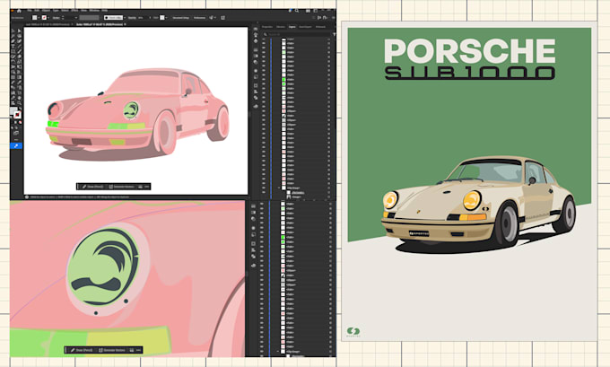 design a retro vintage poster or flyer, handmade, no ai