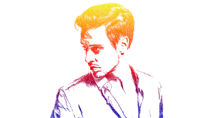 draw sketch scribble art from photo