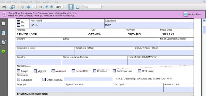 Create editable, and singable forms, conversion of file type done by ...