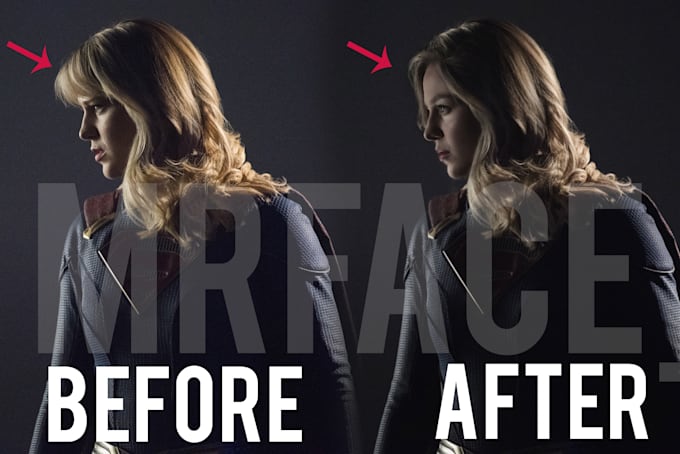 do face swap, head swap with photoshop from any images