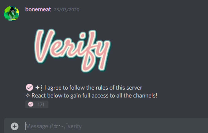 Create you a discord server in 48 hours with self roles by Bonemeat