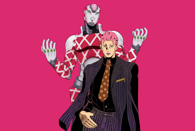 draw a jojo styled character for you