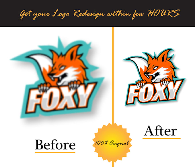 redesign, recreate, vectorise, redo or enhance your logo