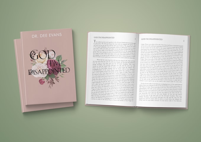 design book covers and interior layout