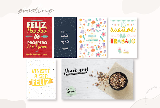 design a postcard, invitation or greeting card