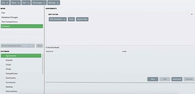 create a custom database for your specific needs