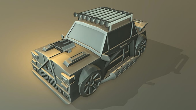 create 3d detailed model texture and animation