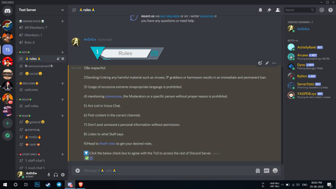 Create discord server for you by Anirudhp06 | Fiverr