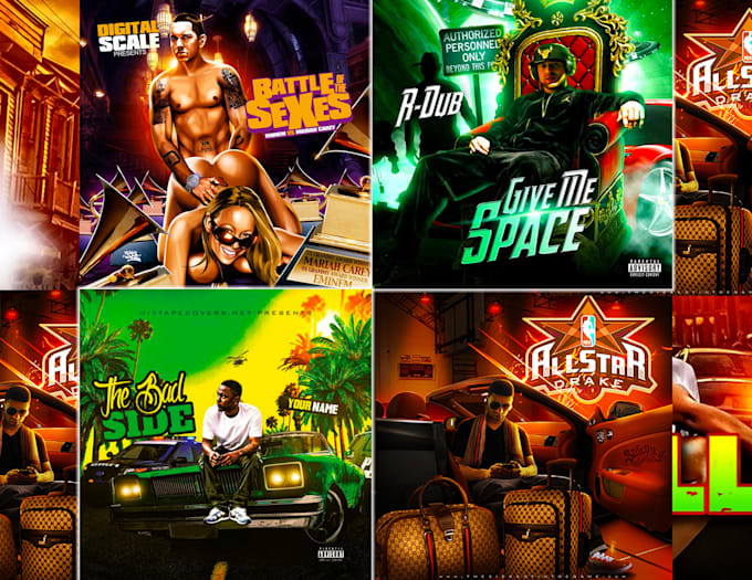 make professional single , album and mixtape cover designs