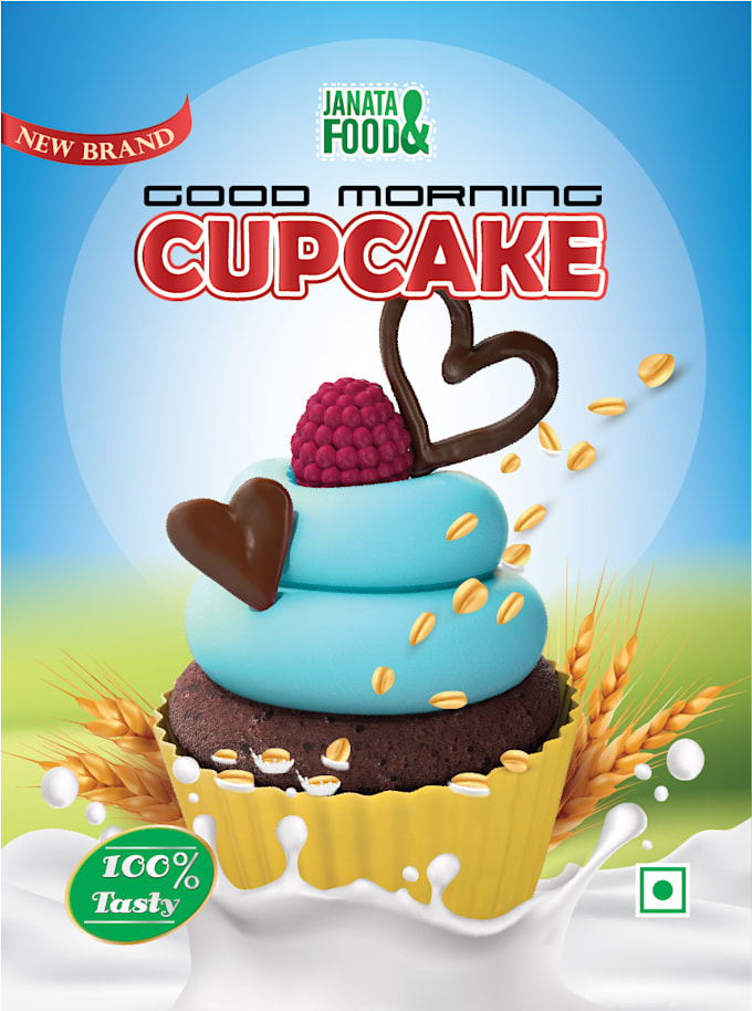 creative cake packing design