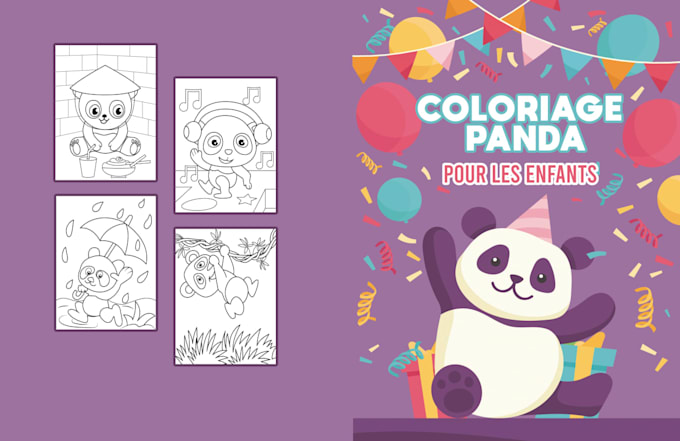 Download Draw cute coloring book pages for kids kdp low content by ...