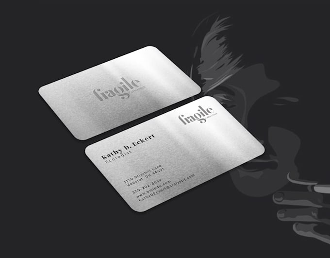 do creative minimalist business card design