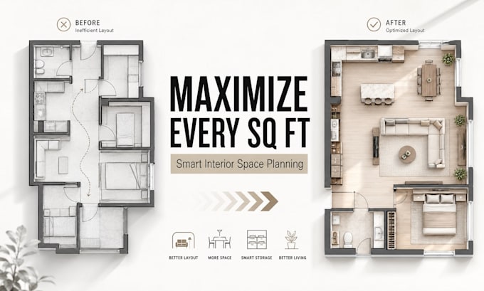 design modern floor plans with smart space planning