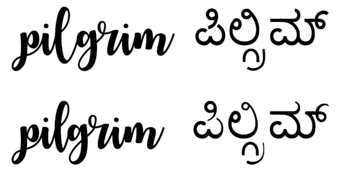 design custom font for signage boards
