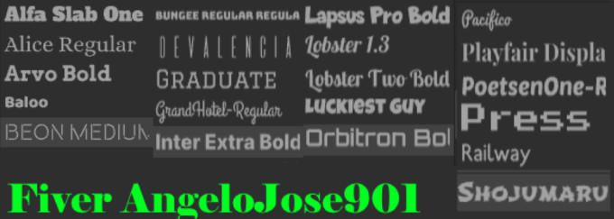 Create Any Roblox Text In Different Fonts By Angelojose901 - list of roblox fonts
