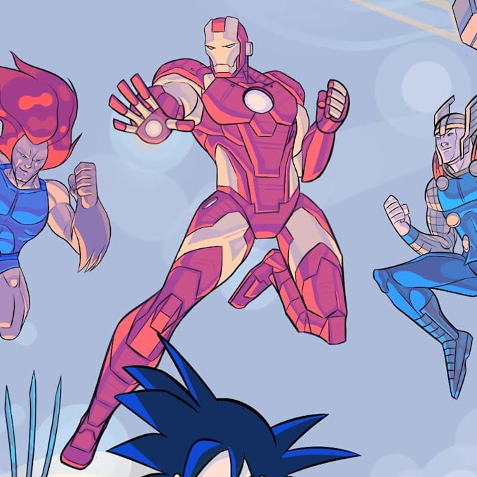 make amazing illustrations of your favorite superheroes