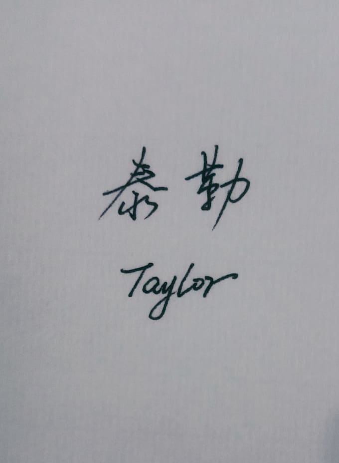 Write your name in chinese calligraphy by Echopen Fiverr