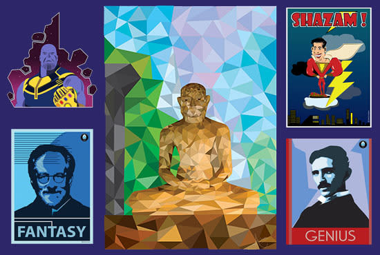 create artistic vector illustration