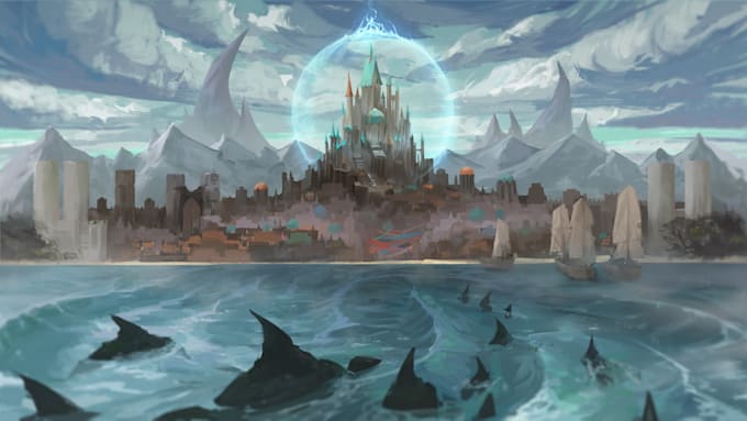draw you a beautiful landscape art