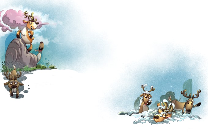 draw colorfull children book illustrations for your story