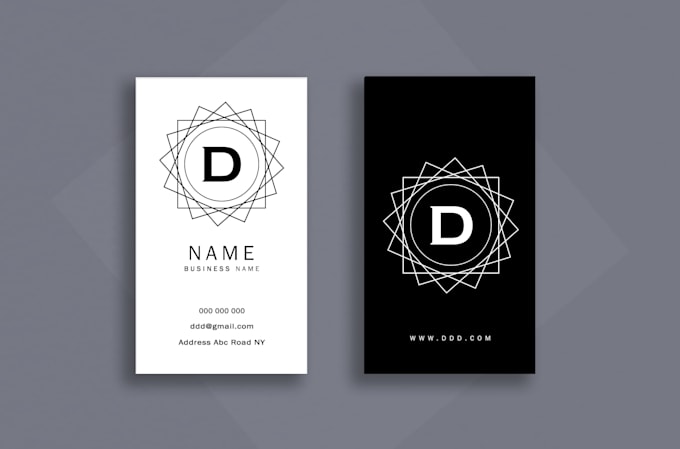 design an elegant business card