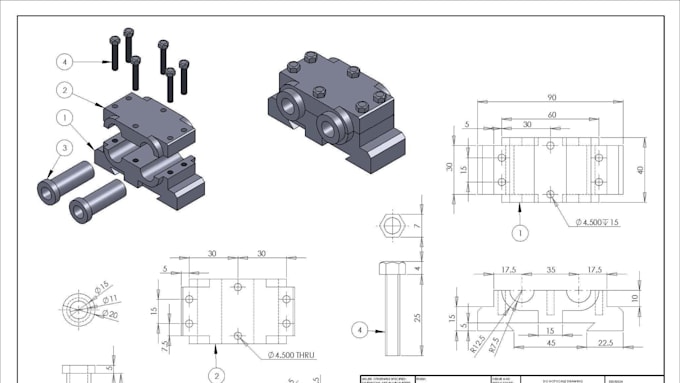 create detailed engineering drawings and 3d models in creo parametric