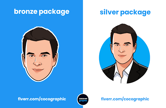 draw portrait avatar cartoon from photo
