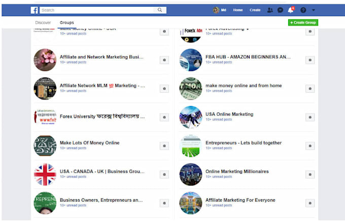 share and post any business link the USA, UK,canada fb group
