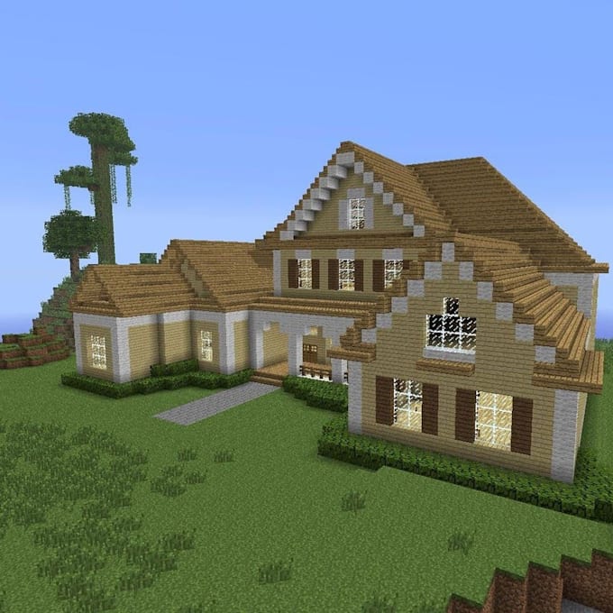basic minecraft house fast 123