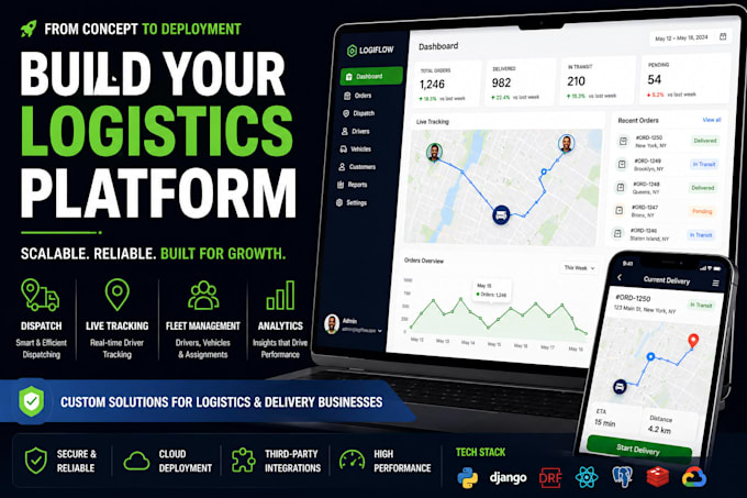 develop a custom logistics and delivery platform