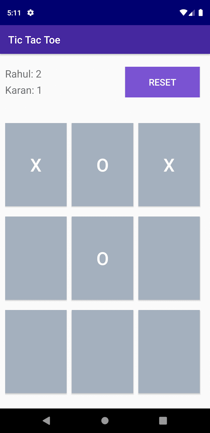make tic tac toe game for mobile