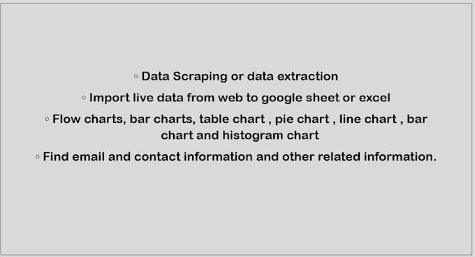 do file conversion , data extraction and data scraping