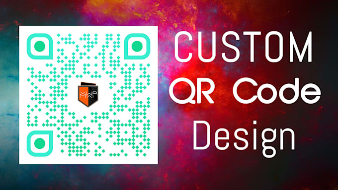 design a awesome custom qr code with your logo