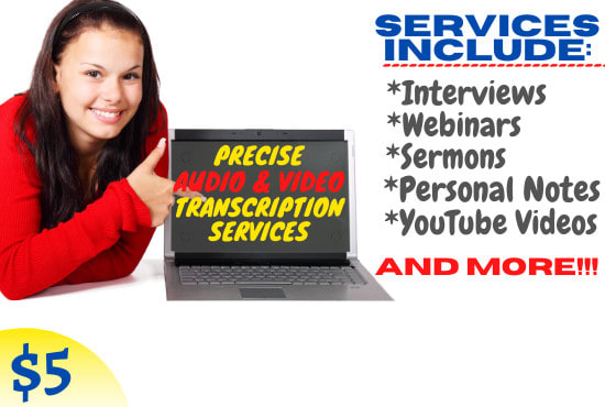 create precise audio and video transcriptions