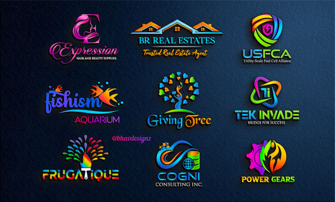 Do professional 3d modern business logo design in 24 hours by Bhavans ...