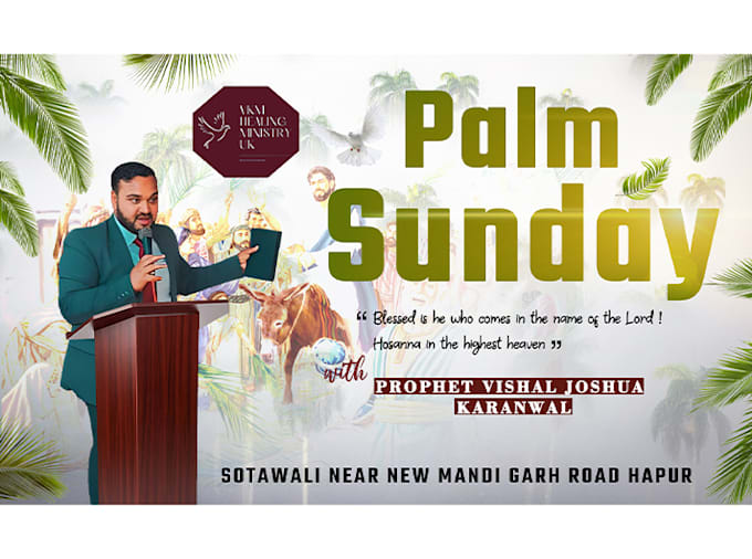 design professional church logo or custom banner