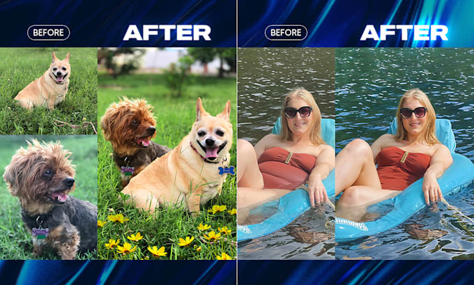 do professional photo editing, retouching and enhancing