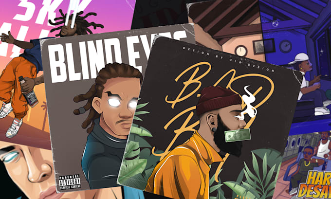 draw an epic album or mixtape cover