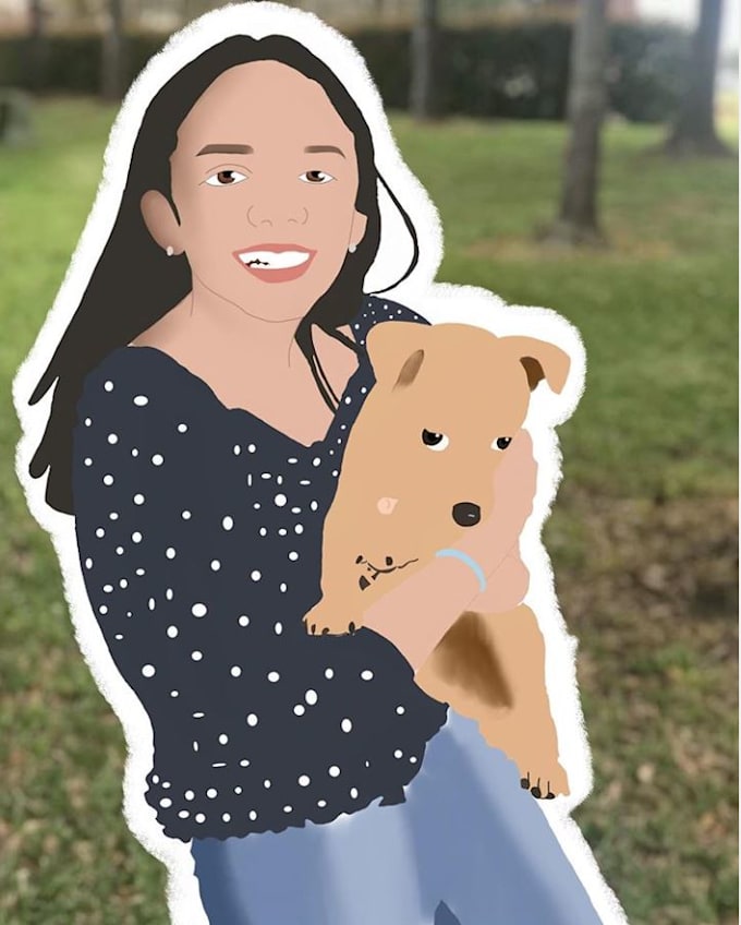 digitally cartoonize you or main subject