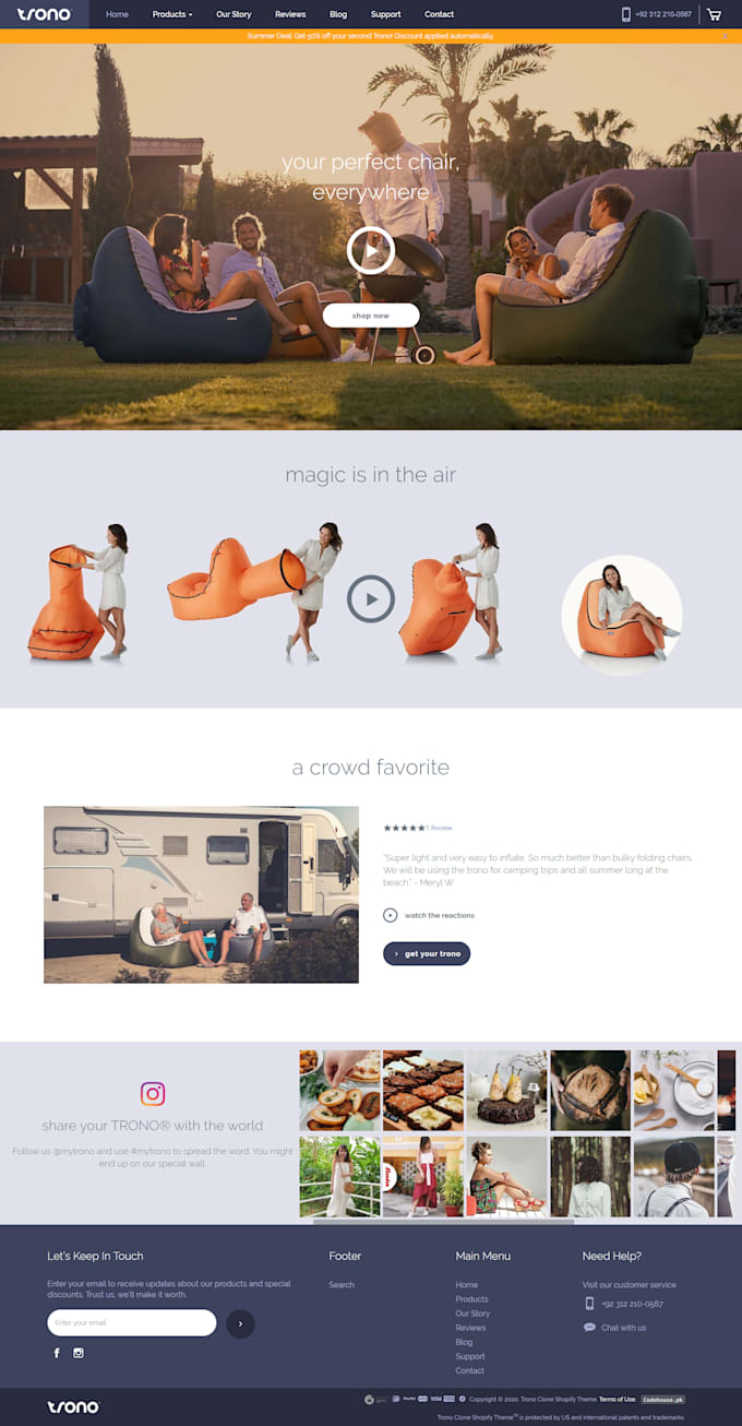 do custom shopify theme development from scratch