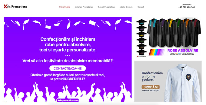 create a website for your church or business