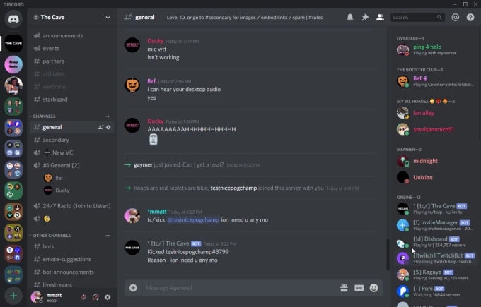 Setup a discord server with bots perfect for gaming by Jnkdcr