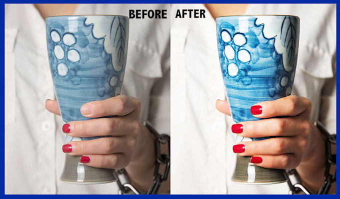 do professional photo background remove, retouching
