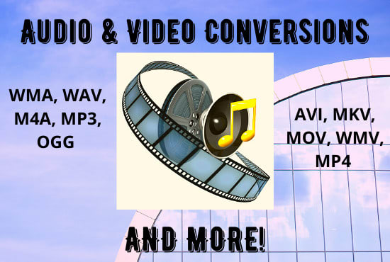 convert audio and video files to your desired format