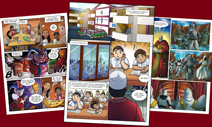 illustrate long term graphic novel projects