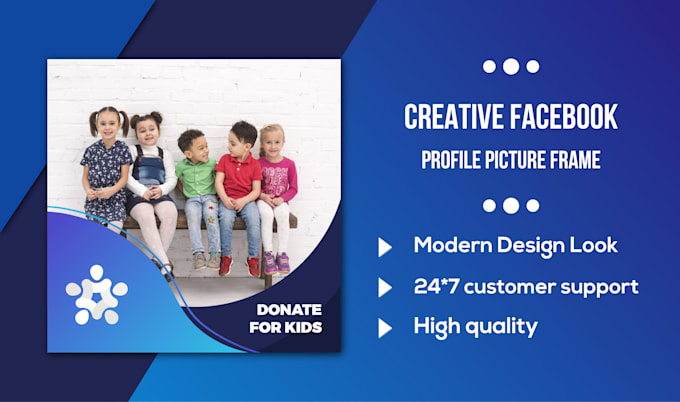 design cool facebook, instagram profile picture frame