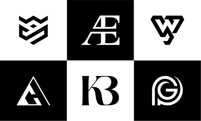 do initial letter monogram logo design in 24 hours
