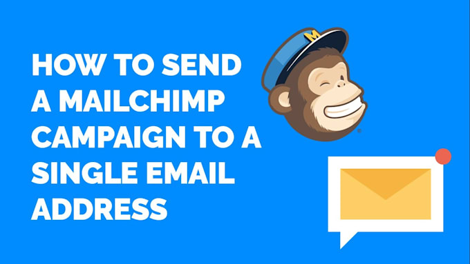 setup your mailchimp email campaign